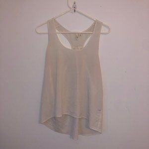 Cream Racerback Tank Top